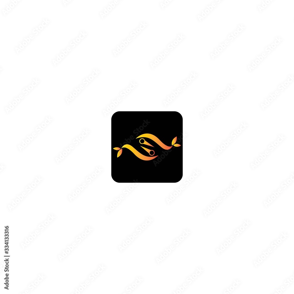 leaf vector template icon design leaf vector template icon design
