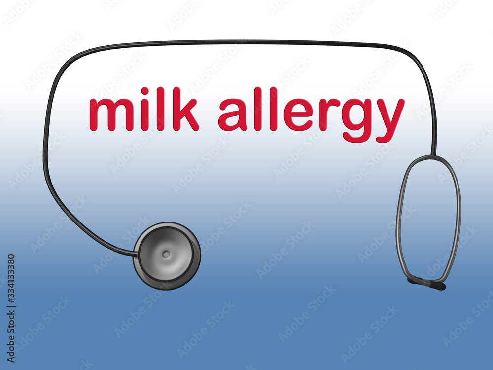 milk allergy concept milk allergy concept