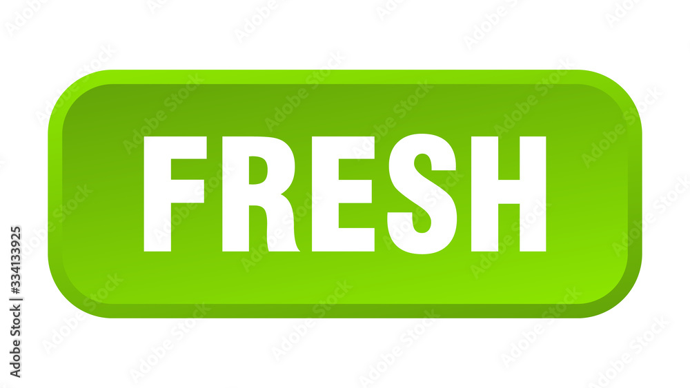 fresh button. fresh square 3d push button fresh button. fresh square 3d push button