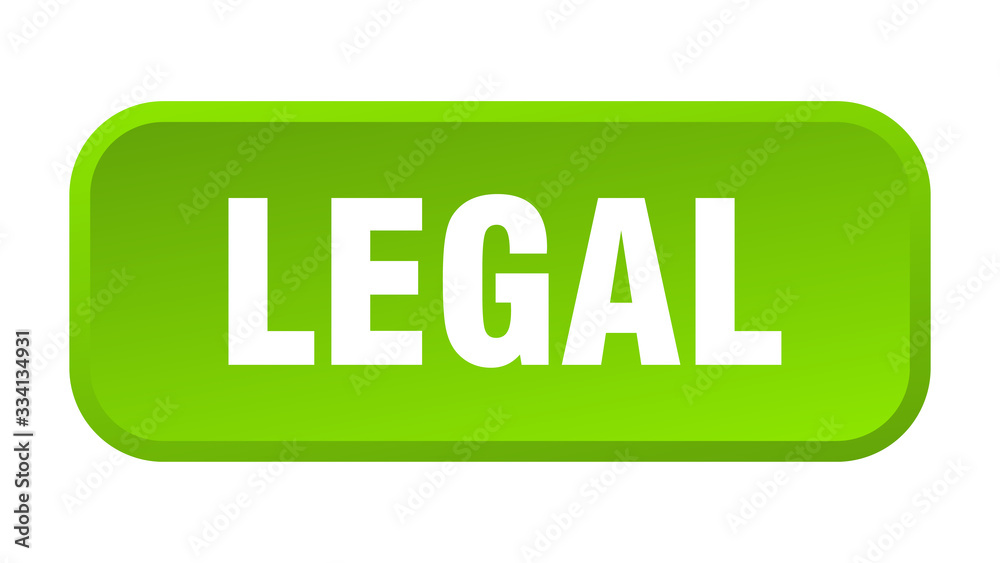 legal button. legal square 3d push button legal button. legal square 3d push button