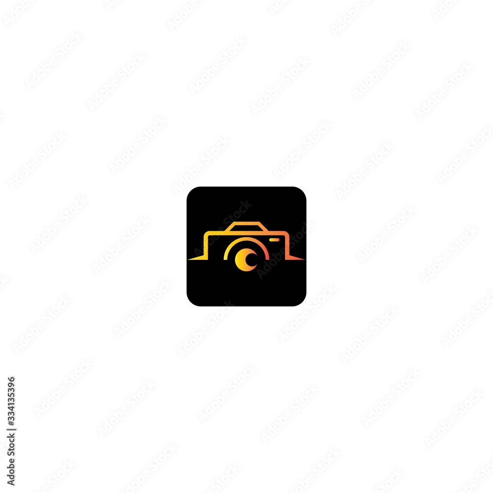 Camera icon vector logo design Camera icon vector logo design