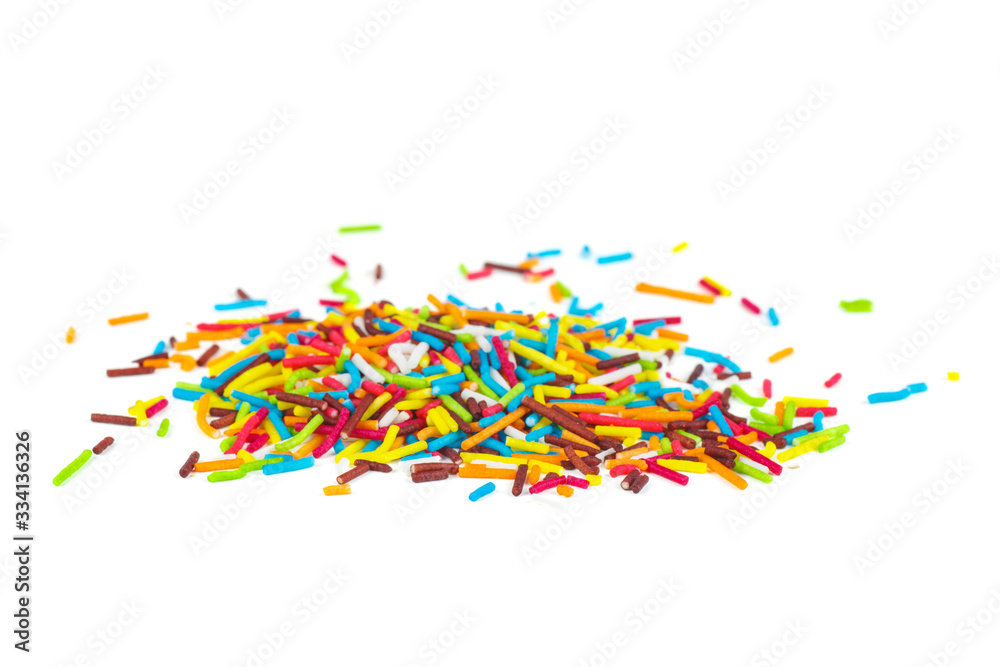 Fototapeta premium Multicolored sweet sugar powder