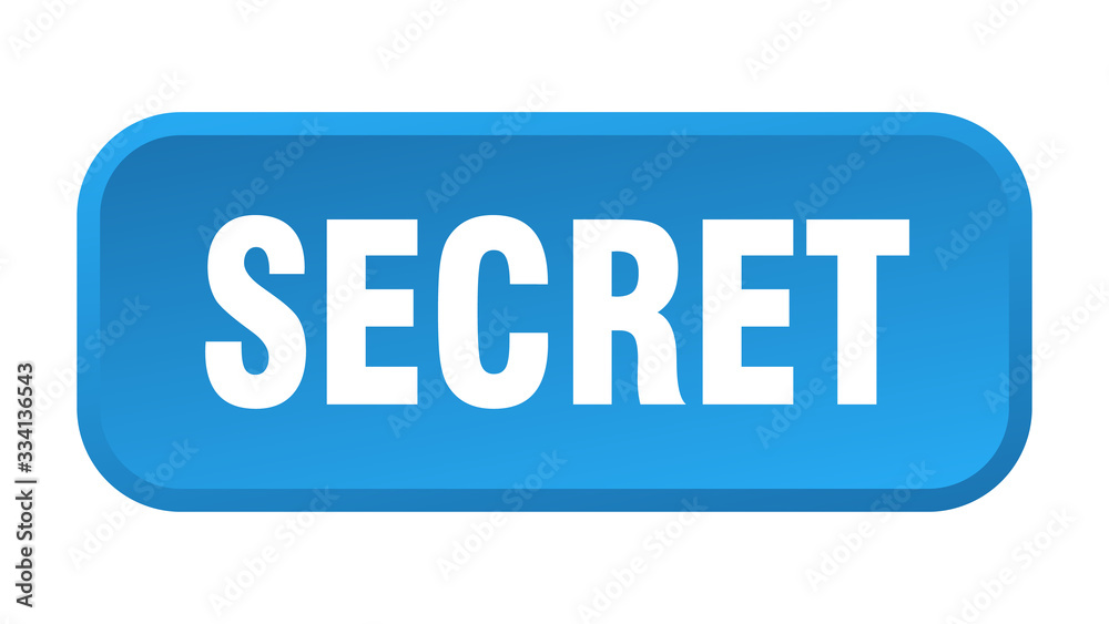 secret button. secret square 3d push button secret button. secret square 3d push button