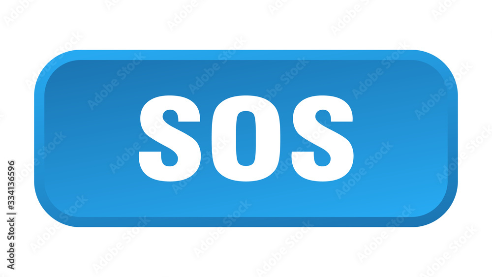 sos button. sos square 3d push button