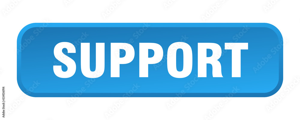 support button. support square 3d push button support button. support square 3d push button