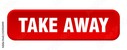take away button. take away square 3d push button