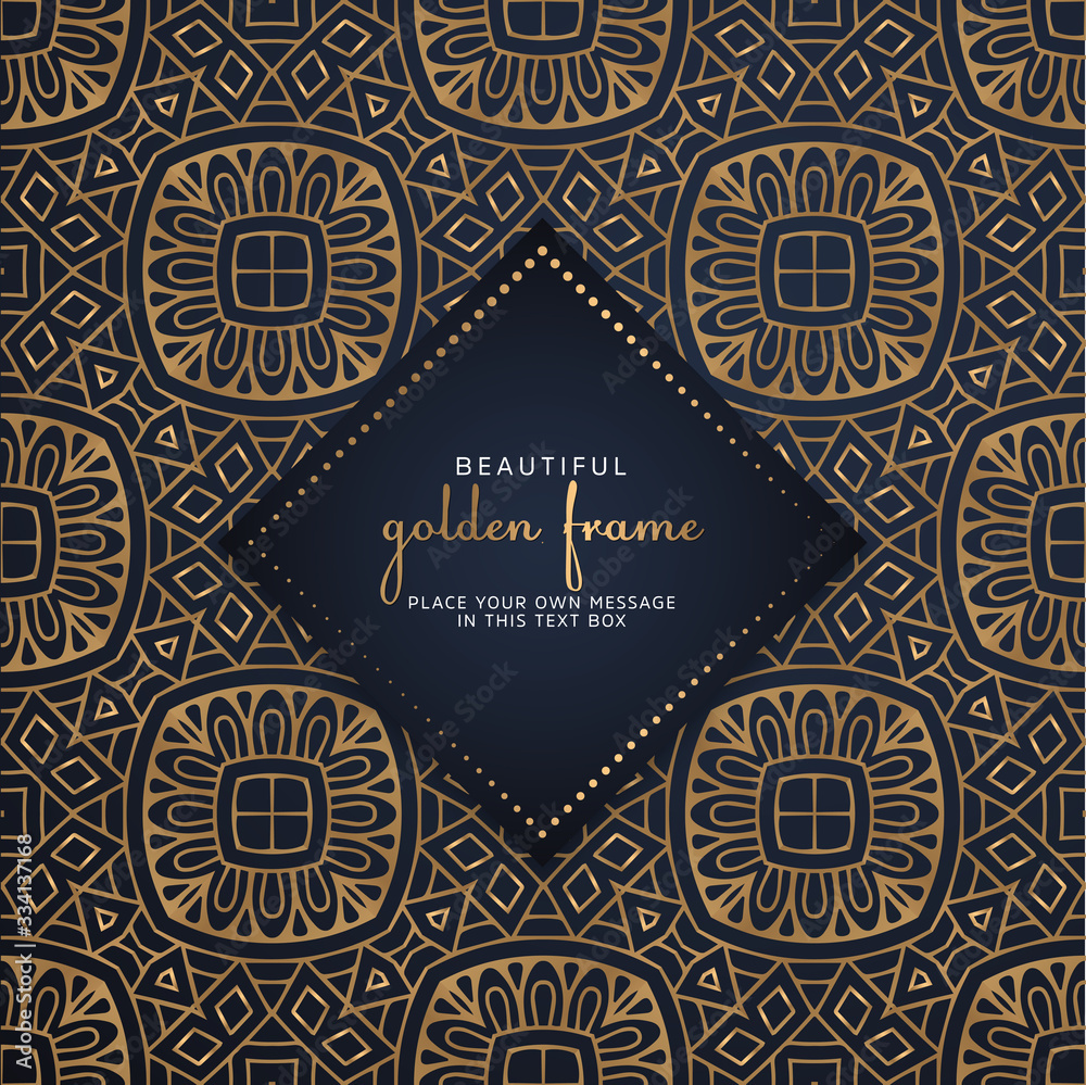 Cards or invitations with mandala pattern Cards or invitations with mandala pattern