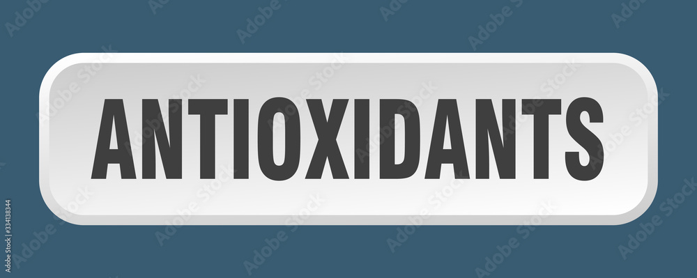 antioxidants button. antioxidants square 3d push button