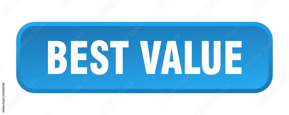 best value button. best value square 3d push button