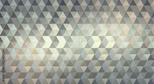 Triangle mosaic pattern of metal abstract background.