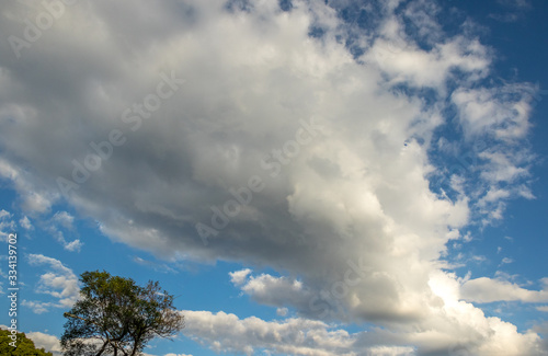 Summer daytime cloud buildup over the Highveld region in Gauteng South Africa © Richard