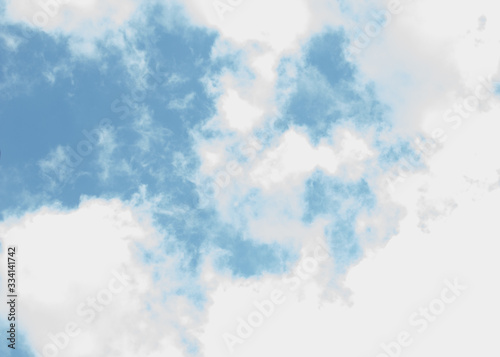 blue sky with clound image background