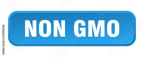 non gmo button. non gmo square 3d push button