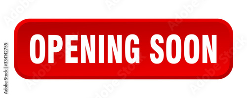 opening soon button. opening soon square 3d push button