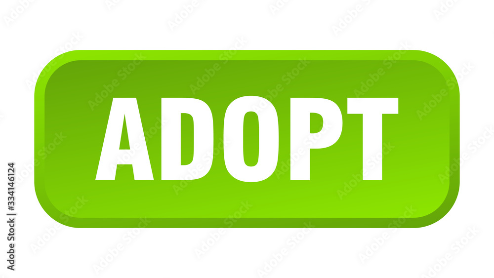 adopt button. adopt square 3d push button adopt button. adopt square 3d push button