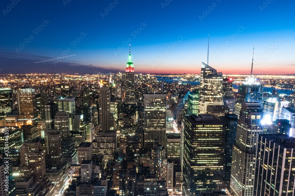 Fototapeta premium Downtown Manhattan in New York, United States.