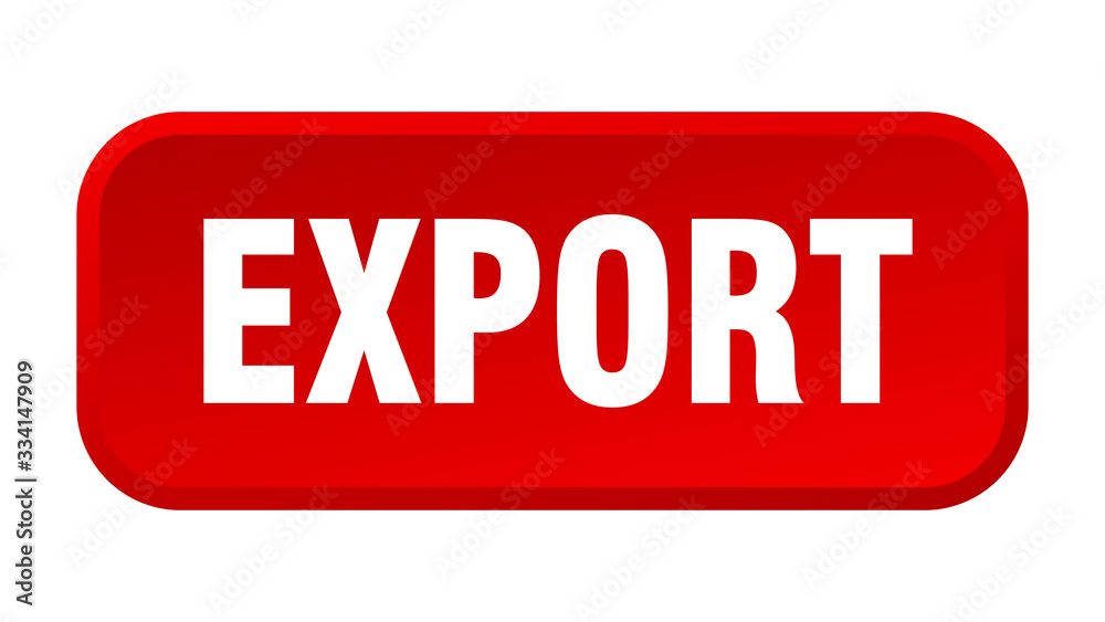 export button. export square 3d push button export button. export square 3d push button