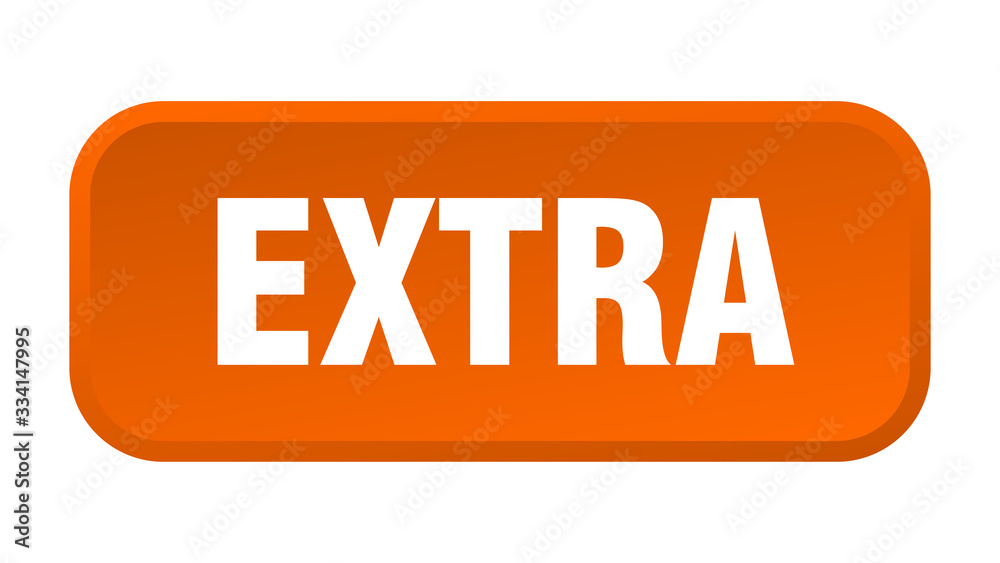 extra button. extra square 3d push button extra button. extra square 3d push button