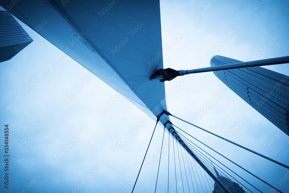 Abstract architectural features, bridge close-up Abstract architectural features, bridge close-up