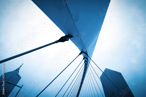 Abstract architectural features, bridge close-up