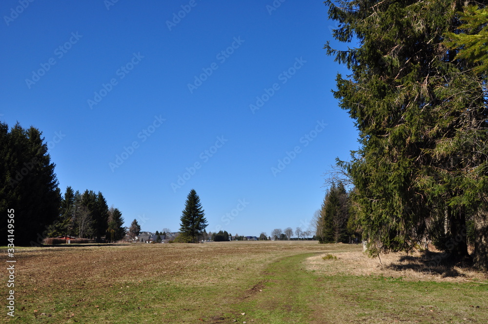 Obraz premium Stadtpanoramaweg Neuhaus am Rennweg