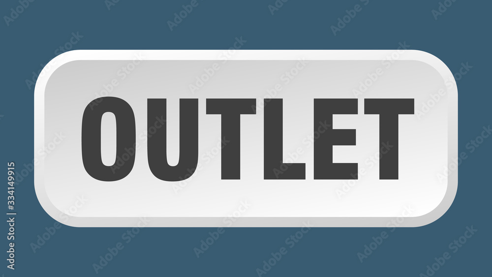 outlet button. outlet square 3d push button outlet button. outlet square 3d push button