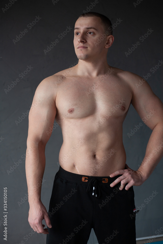 Fototapeta premium young muscular man