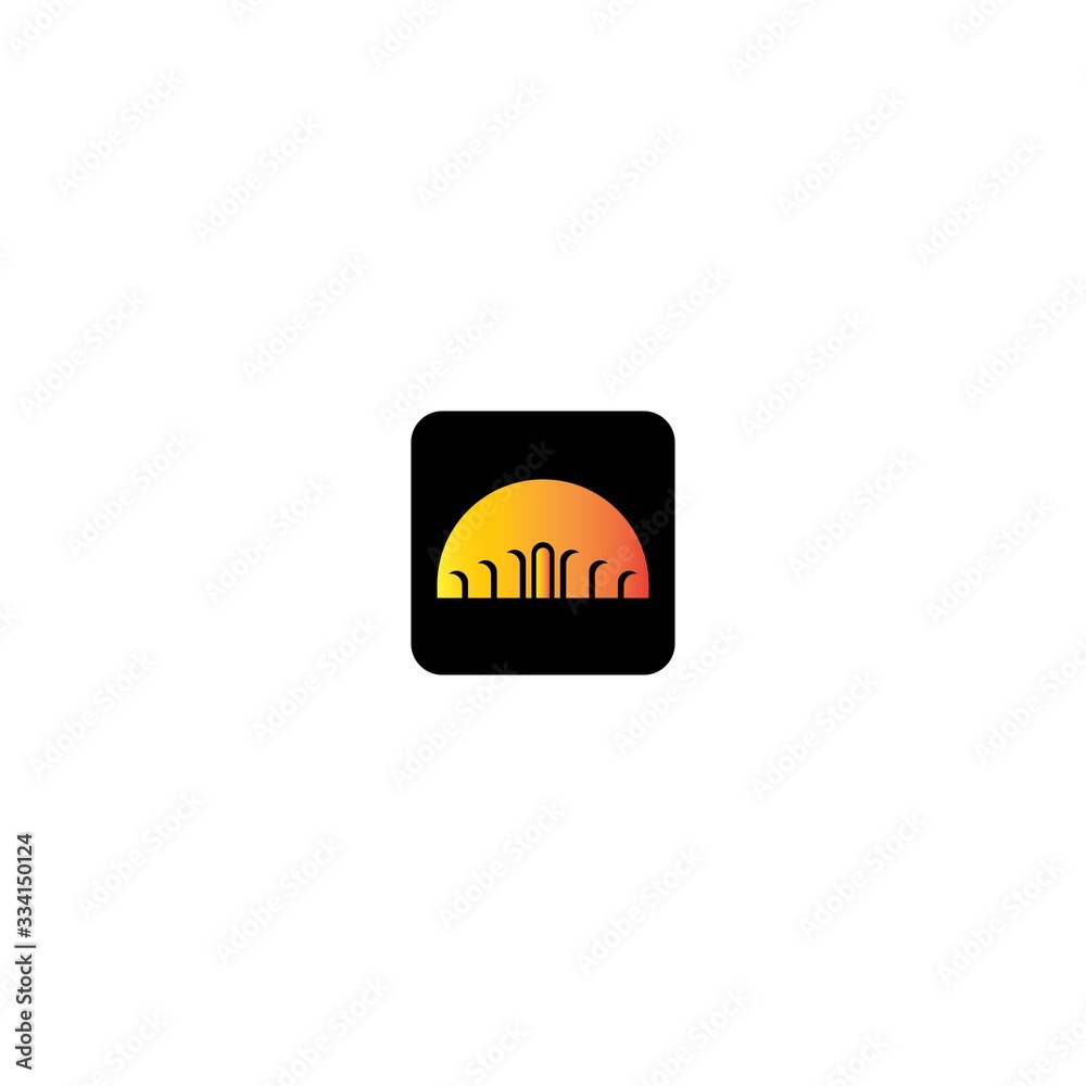 Bridge logo template vector icon design Bridge logo template vector icon design