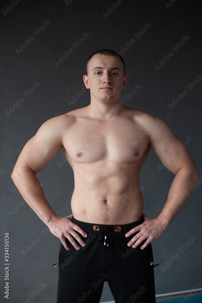 young muscular man young muscular man