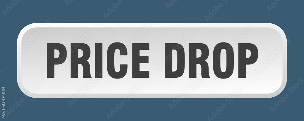 price drop button. price drop square 3d push button price drop button. price drop square 3d push button