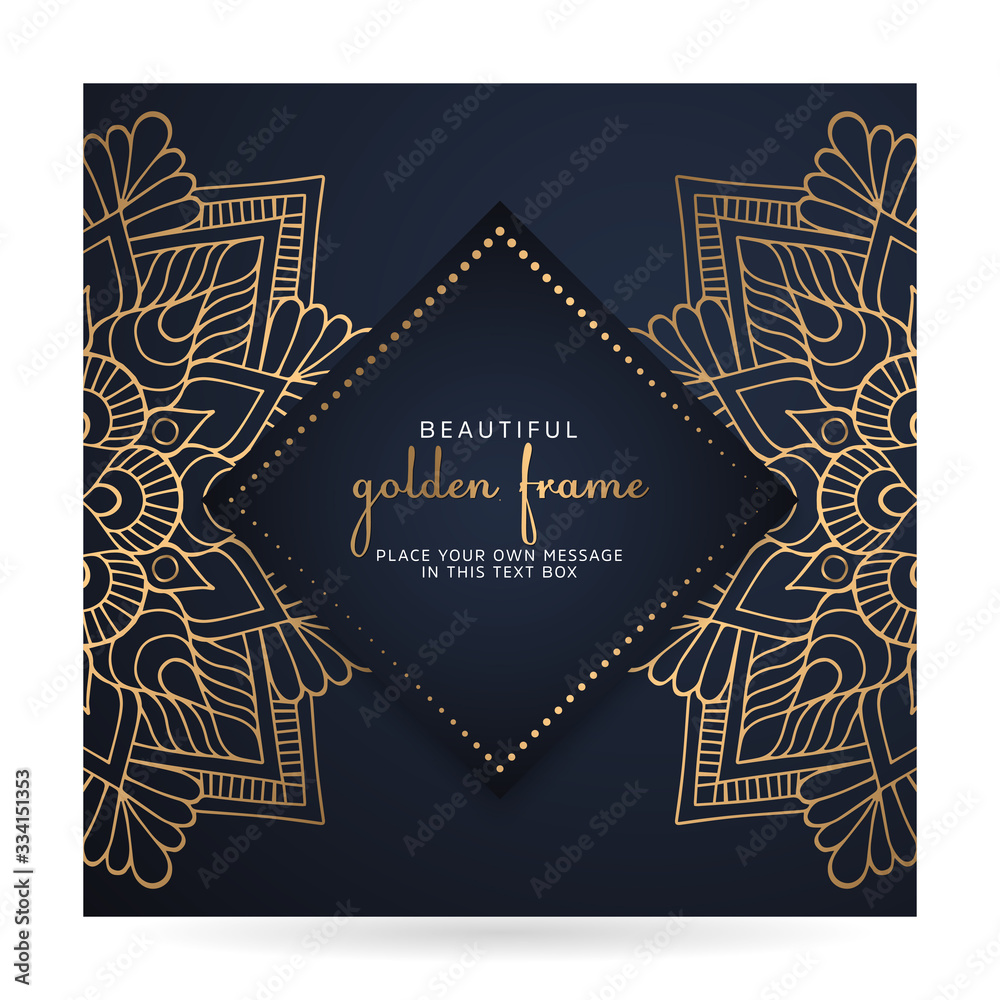 Fototapeta premium luxury ornamental mandala design background