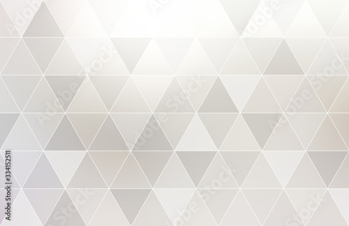 Grey triangular creative conceptual background. Geometric pattern. Shiny clear abstract template.
