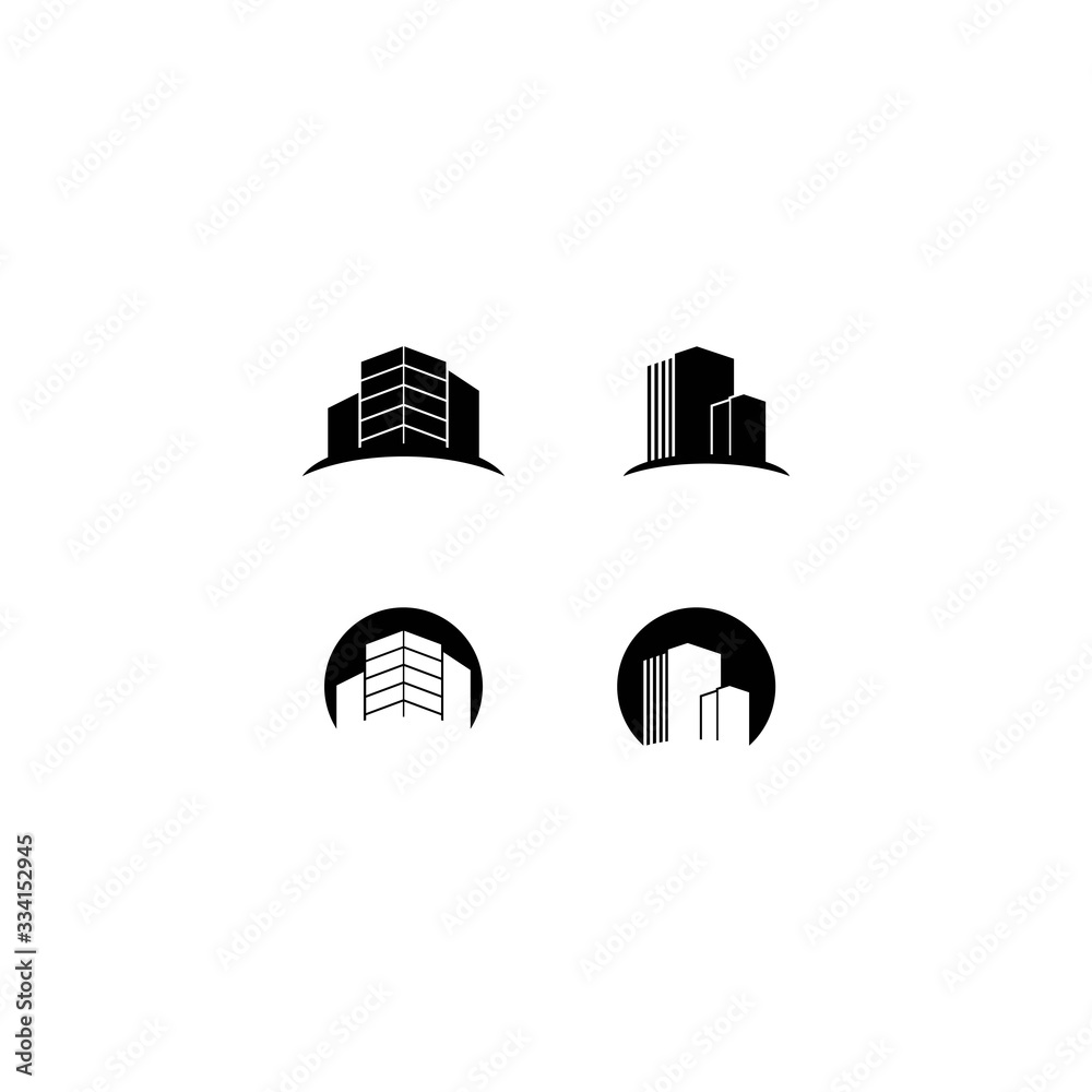 Fototapeta premium Real estate logo icon design