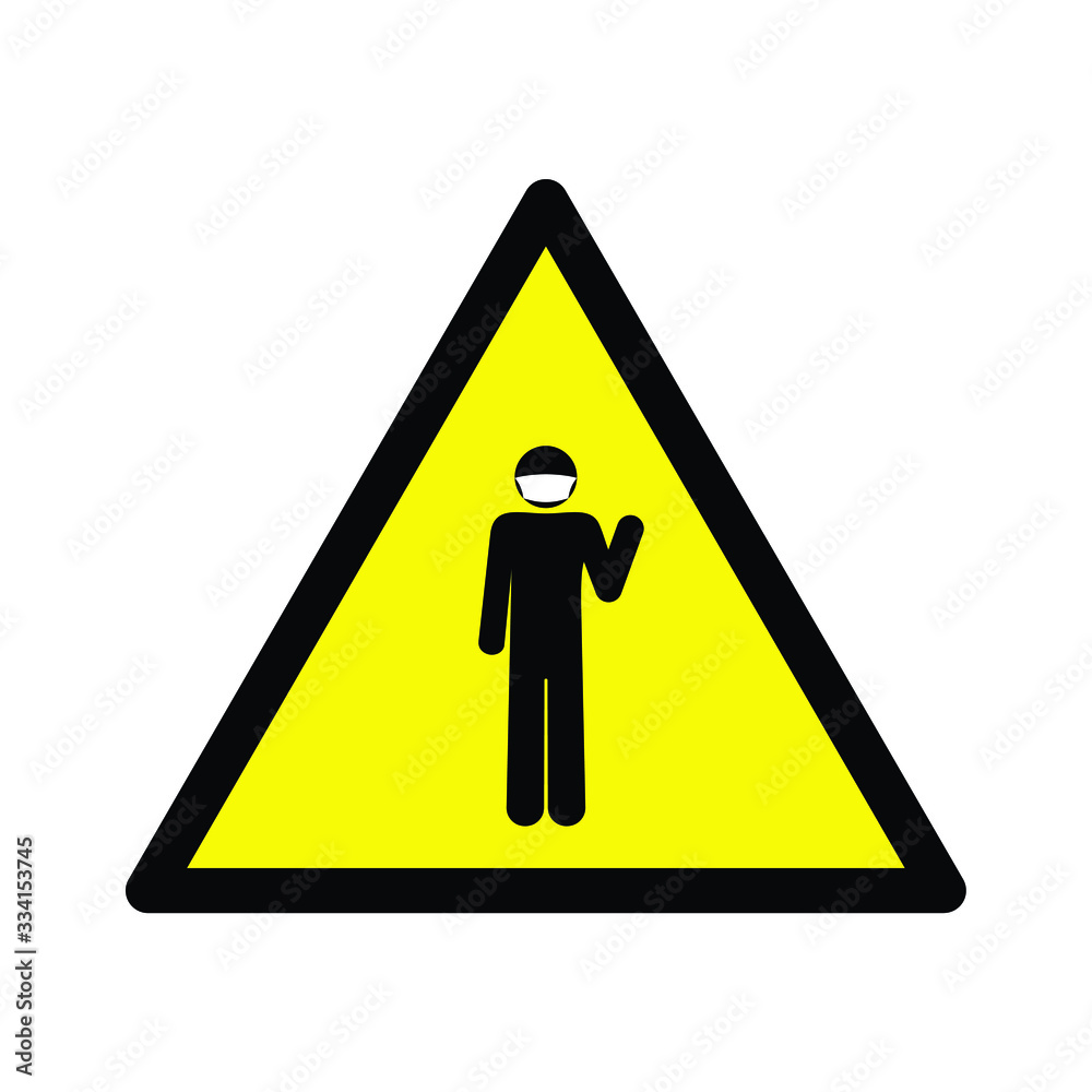 stick figure icon man in medical mask, illustration of virus protection, pandemic sign, isolated silhouette of people stick figure icon man in medical mask, illustration of virus protection, pandemic sign, isolated silhouette of people
