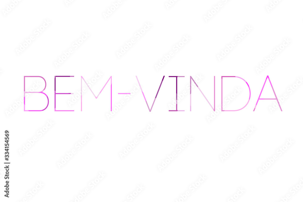 inscription Welcome to Low Poly in Portuguese inscription Welcome to Low Poly in Portuguese