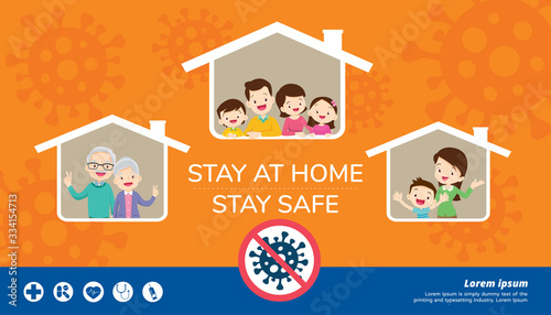 stay at home stay safe for family
