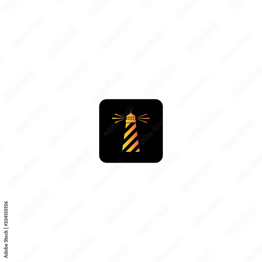 Light house logo template vector icon design Light house logo template vector icon design