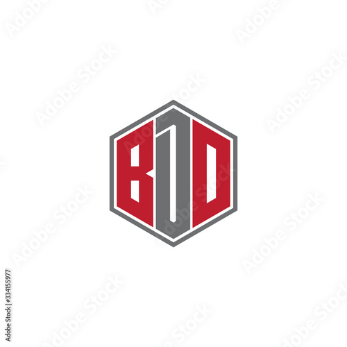 BDD logo design vector