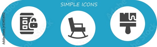 simple icon set
