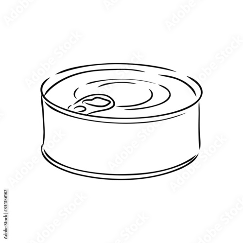 canned food sketch 