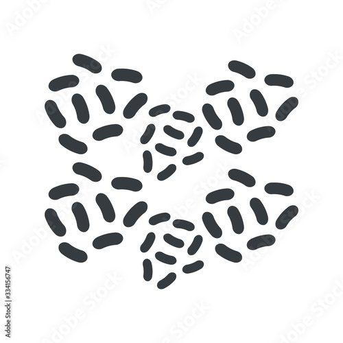 Pro biotic bacteria, Good microorganisms concept isolated