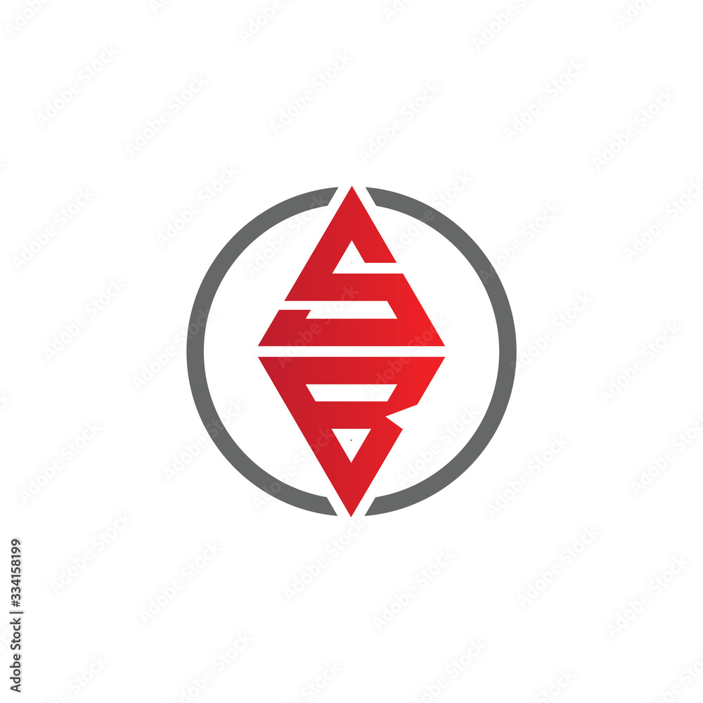 Sb letter with circle Sb letter with circle