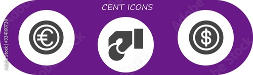 cent icon set