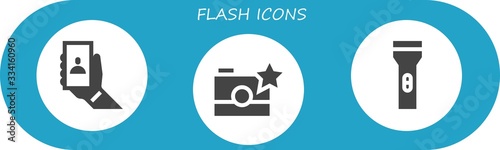 flash icon set