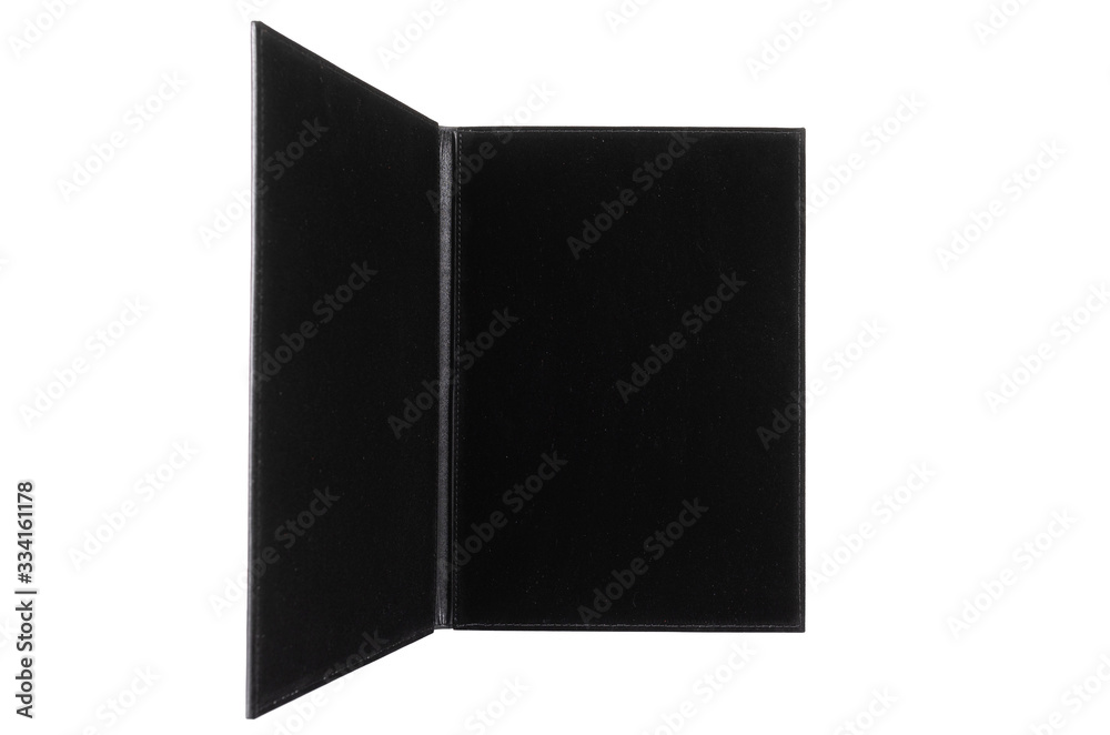 elegant open folder for documents on a white background elegant open folder for documents on a white background