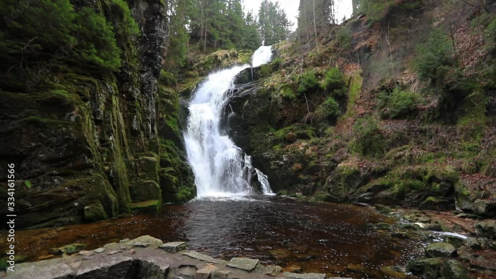 Kamienczyk Waterfall (Wodospad Kamienczyka) in Sudetes mountains near Szklarska Poreba, Poland Kamienczyk Waterfall (Wodospad Kamienczyka) in Sudetes mountains near Szklarska Poreba, Poland
