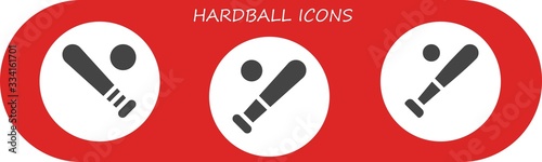 hardball icon set