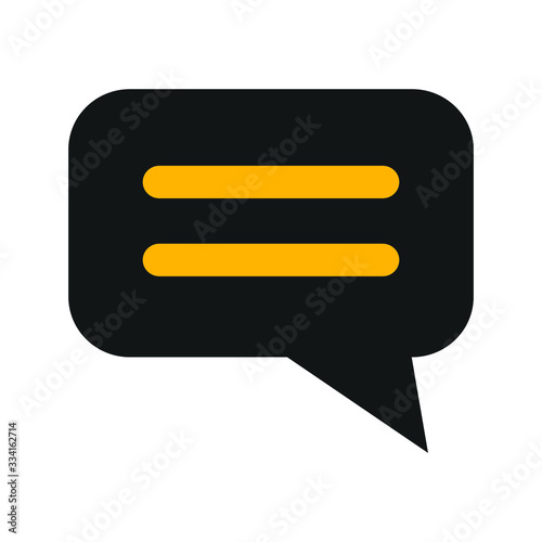 Minimal  Chat Bubble Line Icons, Emo icon,message icon,comment icon vector
