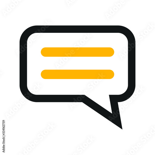 Minimal  Chat Bubble Line Icons, Emo icon,message icon,comment icon vector