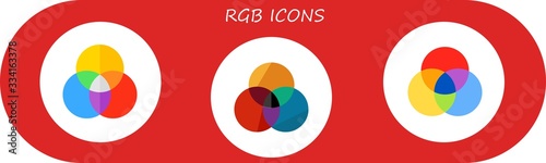 rgb icon set